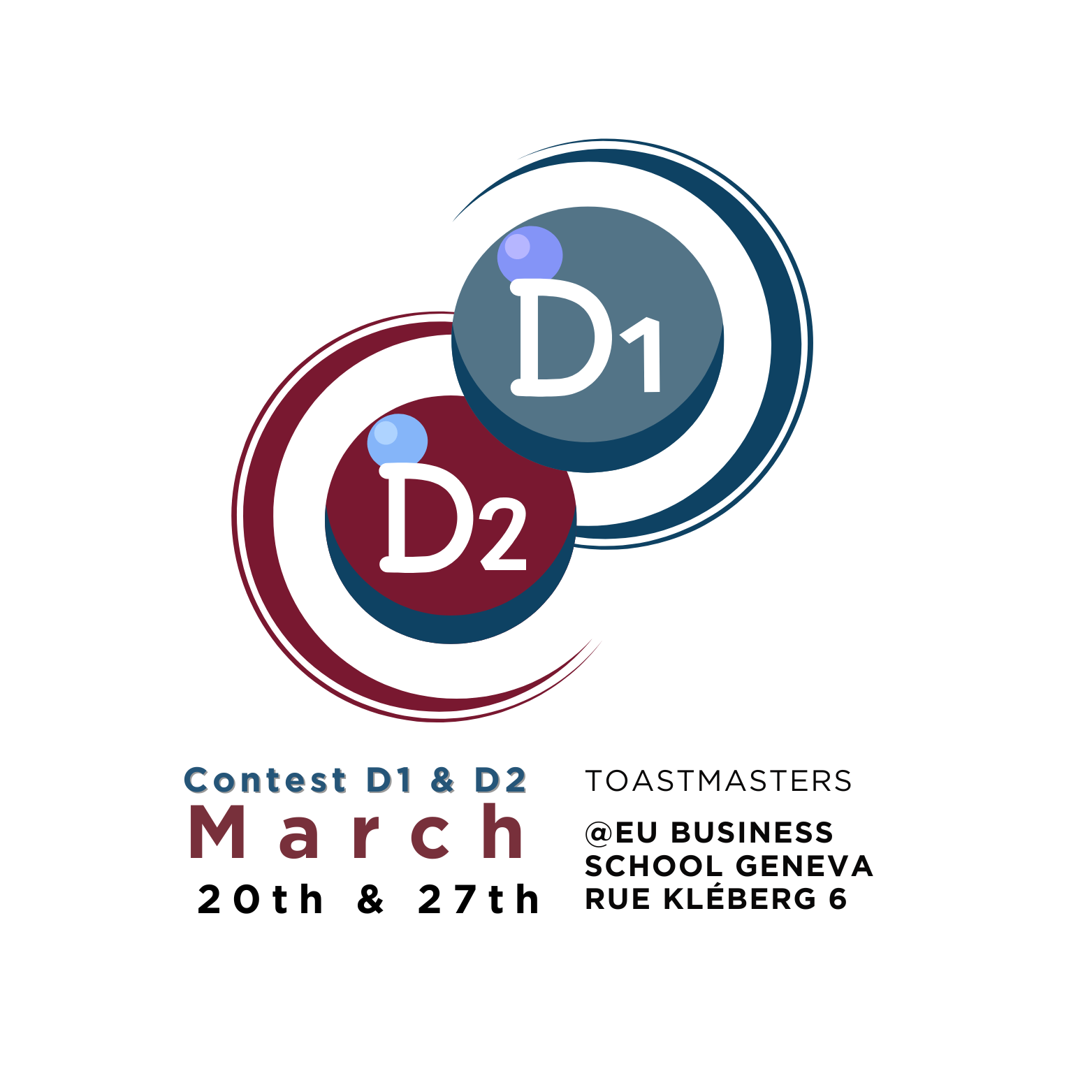 Areas D1 & D2 Contest – International Speeches